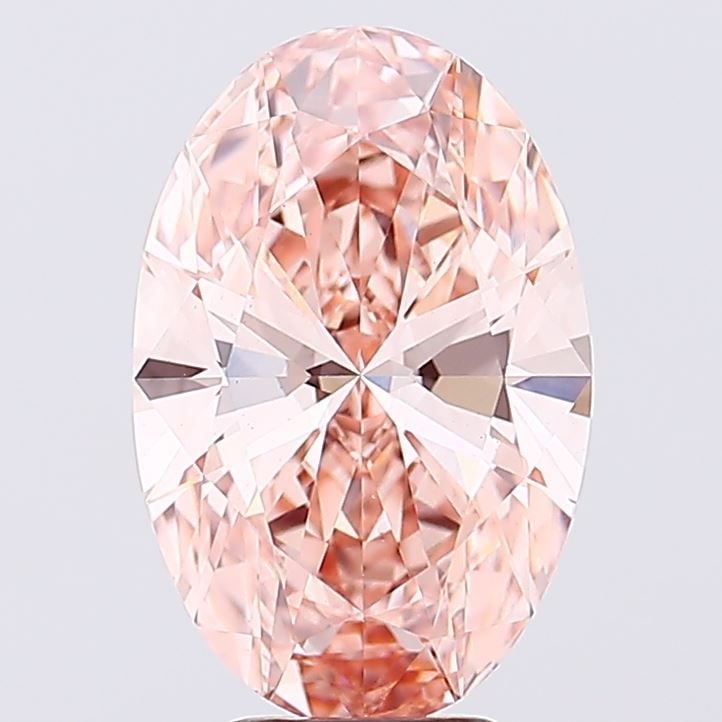 Loose Diamond - OVAL 3.52ct Fancy Intense Brownish Pink VS1: Loose Diamond - OVAL 3.52ct Fancy Intense Brownish Pink VS1 Source: This is a real non-mined Diamond that has been grown in a lab Shape: OVAL Carats: 3.52 Color: Fancy Intense Brownish Pink Certificat