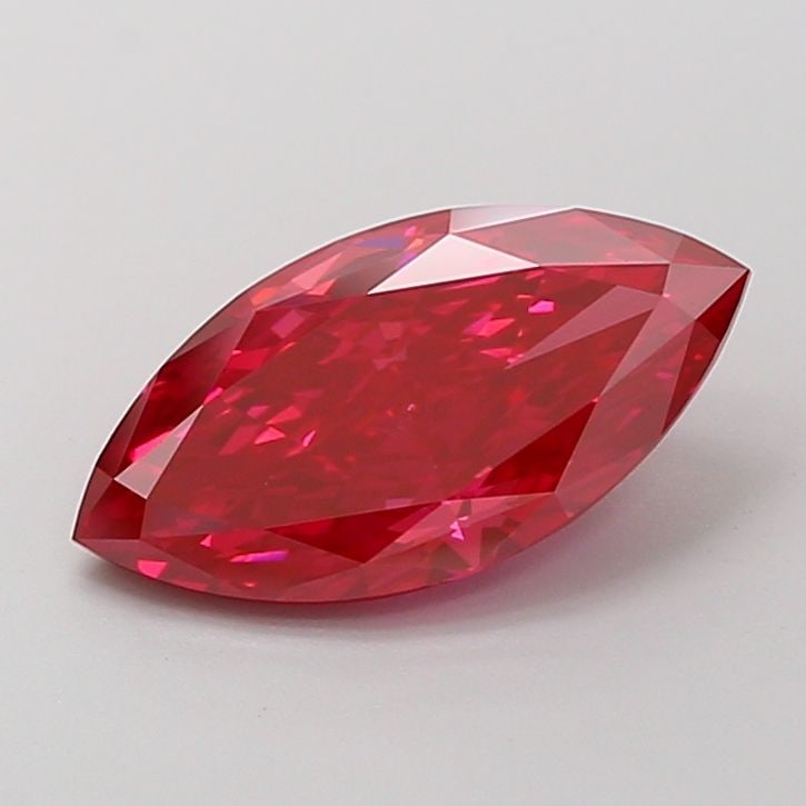 Loose Diamond - MARQUISE 2.52ct Fancy Vivid Red VVS2: Loose Diamond - MARQUISE 2.52ct Fancy Vivid Red VVS2 Source: This is a real non-mined Diamond that has been grown in a lab Shape: MARQUISE Carats: 2.52 Color: Fancy Vivid Red Certification: NONE Video