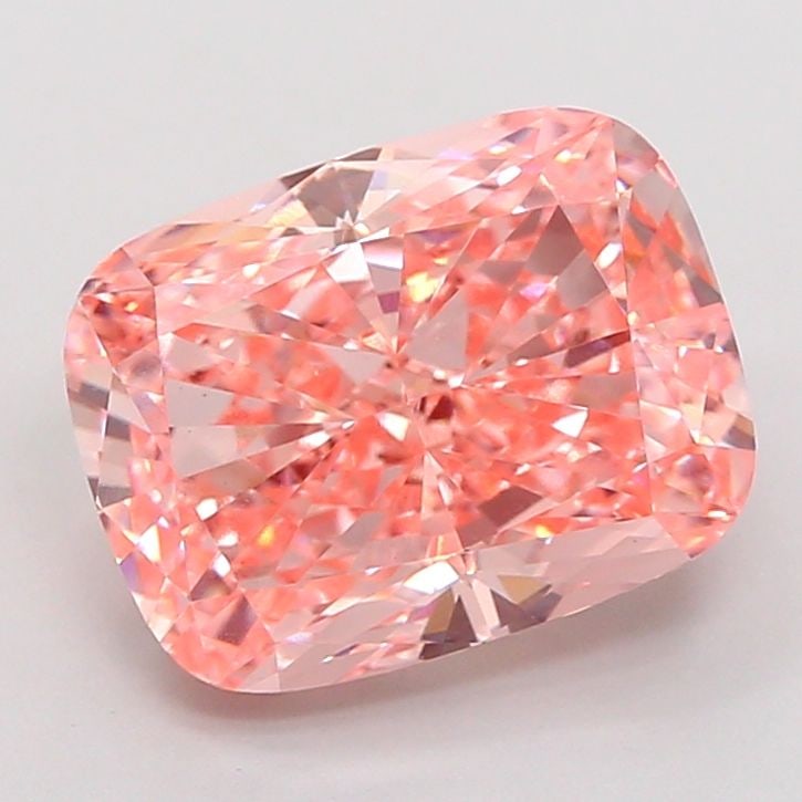 Loose Diamond - CUSHION MODIFIED 4.69ct Fancy Vivid Pink VVS2: Loose Diamond - CUSHION MODIFIED 4.69ct Fancy Vivid Pink VVS2 Source: This is a real non-mined Diamond that has been grown in a lab Shape: CUSHION MODIFIED Carats: 4.69 Color: Fancy Vivid Pink Certifi