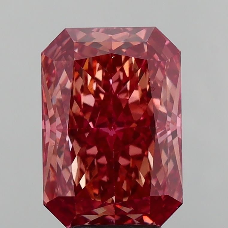 Loose Diamond - RADIANT 5.12ct Fancy Vivid Brown Pink VS1: Loose Diamond - RADIANT 5.12ct Fancy Vivid Brown Pink VS1 Source: This is a real non-mined Diamond that has been grown in a lab Shape: RADIANT Carats: 5.12 Color: Fancy Vivid Brown Pink Certification: