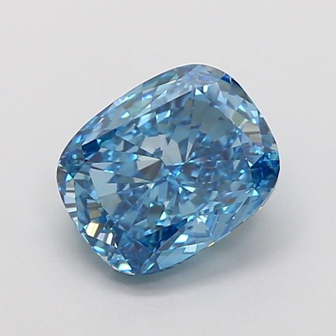 Loose Diamond - CUSHION MODIFIED 2.04ct Fancy Vivid Blue VVS2: Loose Diamond - CUSHION MODIFIED 2.04ct Fancy Vivid Blue VVS2 Source: This is a real non-mined Diamond that has been grown in a lab Shape: CUSHION MODIFIED Carats: 2.04 Color: Fancy Vivid Blue Certifi