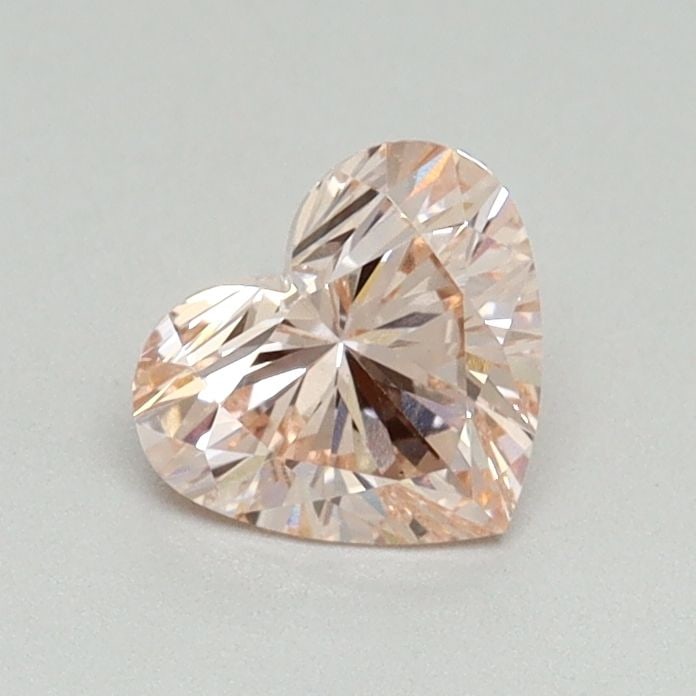 Loose Diamond - HEART 0.61ct Fancy Pink VS1: Loose Diamond - HEART 0.61ct Fancy Pink VS1 Source: This is a real non-mined Diamond that has been grown in a lab Shape: HEART Carats: 0.61 Color: Fancy Pink Certification: IGI Video: