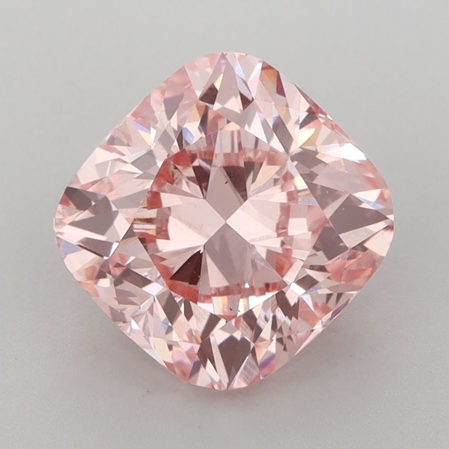 Loose Diamond - CUSHION BRILLIANT 3.12ct Fancy Vivid Pink VS1: Loose Diamond - CUSHION BRILLIANT 3.12ct Fancy Vivid Pink VS1 Source: This is a real non-mined Diamond that has been grown in a lab Shape: CUSHION BRILLIANT Carats: 3.12 Color: Fancy Vivid Pink Certif