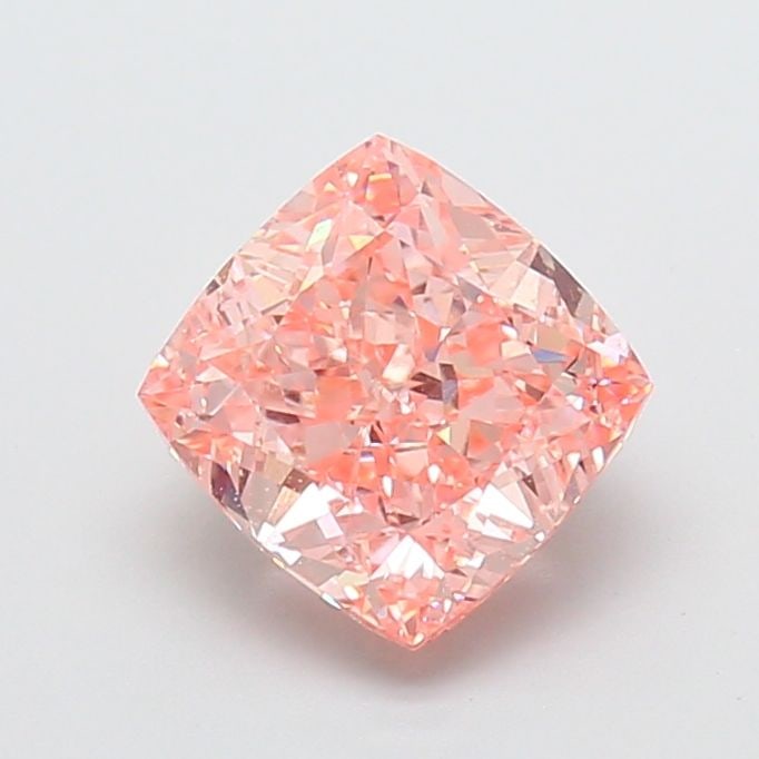 Loose Diamond - CUSHION MODIFIED 2.53ct Fancy Vivid Pink VS1: Loose Diamond - CUSHION MODIFIED 2.53ct Fancy Vivid Pink VS1 Source: This is a real non-mined Diamond that has been grown in a lab Shape: CUSHION MODIFIED Carats: 2.53 Color: Fancy Vivid Pink Certific