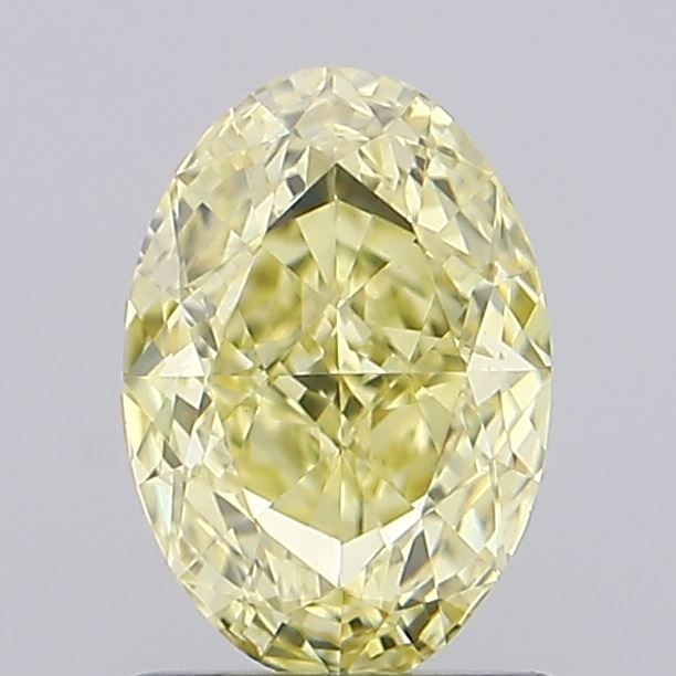 Loose Diamond - OVAL 1.3ct Fancy Intense Yellow VVS2: Loose Diamond - OVAL 1.3ct Fancy Intense Yellow VVS2 Source: This is a real non-mined Diamond that has been grown in a lab Shape: OVAL Carats: 1.3 Color: Fancy Intense Yellow Certification: IGI Video: