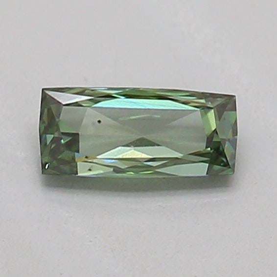 Loose Diamond - CUSHION MODIFIED 0.22ct Fancy Vivid Green SI1: Loose Diamond - CUSHION MODIFIED 0.22ct Fancy Vivid Green SI1 Source: This is a real non-mined Diamond that has been grown in a lab Shape: CUSHION MODIFIED Carats: 0.22 Color: Fancy Vivid Green Certif