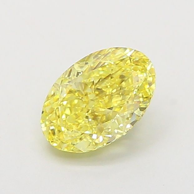 Loose Diamond - OVAL 1.61ct Fancy Intense Yellow SI1: Loose Diamond - OVAL 1.61ct Fancy Intense Yellow SI1 Source: This is a real non-mined Diamond that has been grown in a lab Shape: OVAL Carats: 1.61 Color: Fancy Intense Yellow Certification: IGI Video