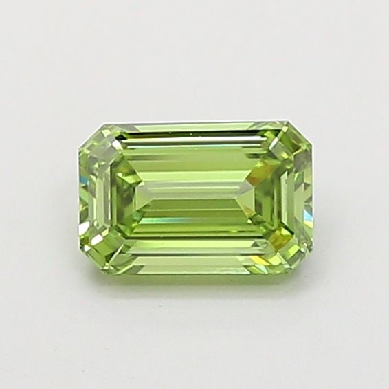 Loose Diamond - EMERALD 1.02ct Fancy Vivid Green VVS2: Loose Diamond - EMERALD 1.02ct Fancy Vivid Green VVS2 Source: This is a real non-mined Diamond that has been grown in a lab Shape: EMERALD Carats: 1.02 Color: Fancy Vivid Green Certification: IGI Vide