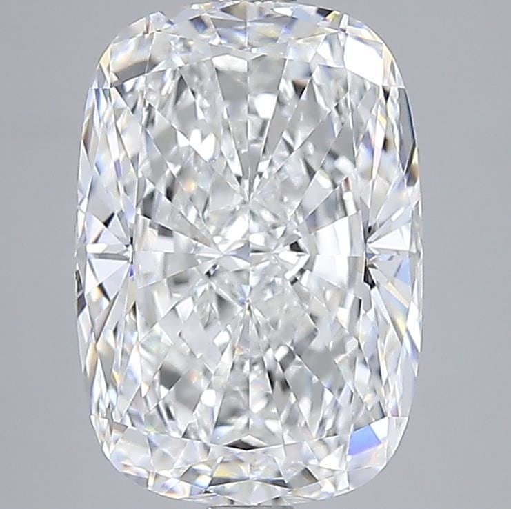 Loose Diamond - CUSHION MODIFIED 3.51ct E VVS2: Loose Diamond - CUSHION MODIFIED 3.51ct E VVS2 Source: This is a real non-mined Diamond that has been grown in a lab Shape: CUSHION MODIFIED Carats: 3.51 Color: E Clarity: VVS2 Certification: IGI Vide