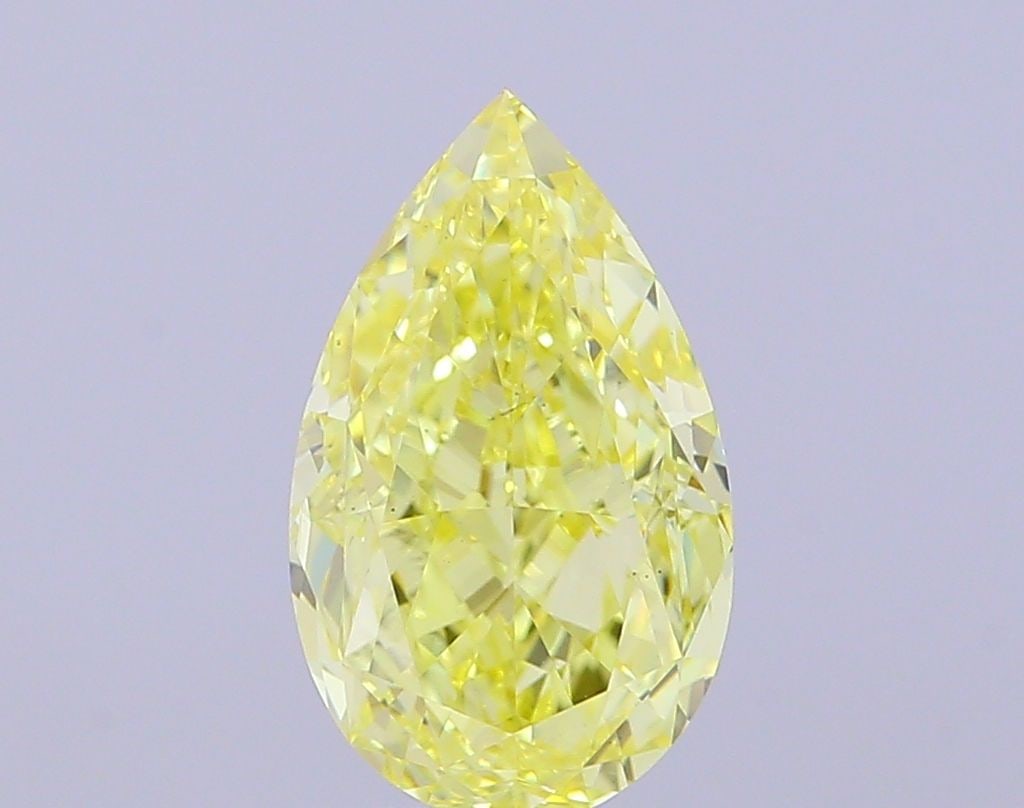 Loose Diamond - PEAR 3.06ct Fancy Intense Yellow VS1: Loose Diamond - PEAR 3.06ct Fancy Intense Yellow VS1 Source: This is a real non-mined Diamond that has been grown in a lab Shape: PEAR Carats: 3.06 Color: Fancy Intense Yellow Certification: IGI Video