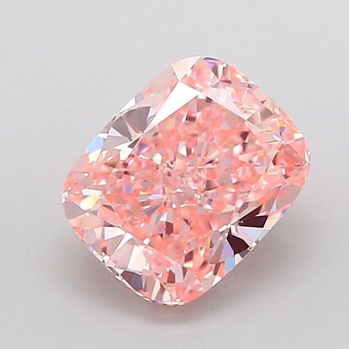 Loose Diamond - CUSHION MODIFIED 2.22ct Fancy Vivid Pink VVS2: Loose Diamond - CUSHION MODIFIED 2.22ct Fancy Vivid Pink VVS2 Source: This is a real non-mined Diamond that has been grown in a lab Shape: CUSHION MODIFIED Carats: 2.22 Color: Fancy Vivid Pink Certifi