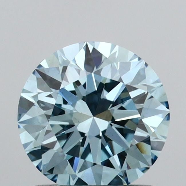 Loose Diamond - ROUND 1.01ct Fancy Vivid Blue VS2: Loose Diamond - ROUND 1.01ct Fancy Vivid Blue VS2 Source: This is a real non-mined Diamond that has been grown in a lab Shape: ROUND Carats: 1.01 Color: Fancy Vivid Blue Certification: IGI Video: