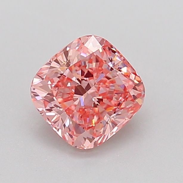 Loose Diamond - CUSHION MODIFIED 0.92ct Fancy Vivid Pink VS2: Loose Diamond - CUSHION MODIFIED 0.92ct Fancy Vivid Pink VS2 Source: This is a real non-mined Diamond that has been grown in a lab Shape: CUSHION MODIFIED Carats: 0.92 Color: Fancy Vivid Pink Certific