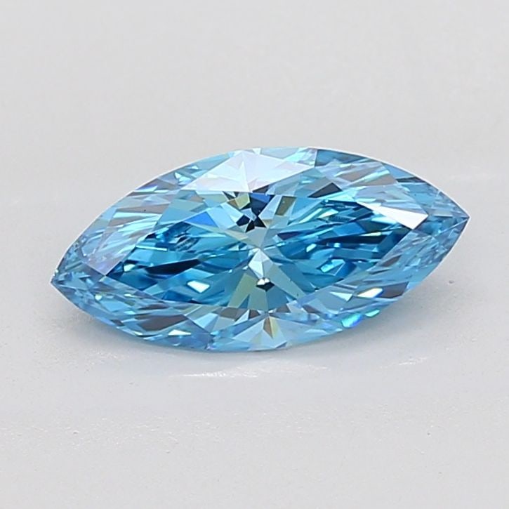 Loose Diamond - MARQUISE 1.51ct Fancy Vivid Blue VS1: Loose Diamond - MARQUISE 1.51ct Fancy Vivid Blue VS1 Source: This is a real non-mined Diamond that has been grown in a lab Shape: MARQUISE Carats: 1.51 Color: Fancy Vivid Blue Certification: IGI Video