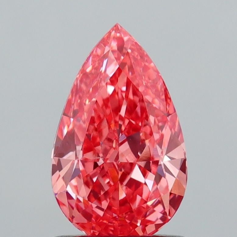 Loose Diamond - PEAR 1.08ct Fancy Vivid Pink VVS2: Loose Diamond - PEAR 1.08ct Fancy Vivid Pink VVS2 Source: This is a real non-mined Diamond that has been grown in a lab Shape: PEAR Carats: 1.08 Color: Fancy Vivid Pink Certification: IGI Video: