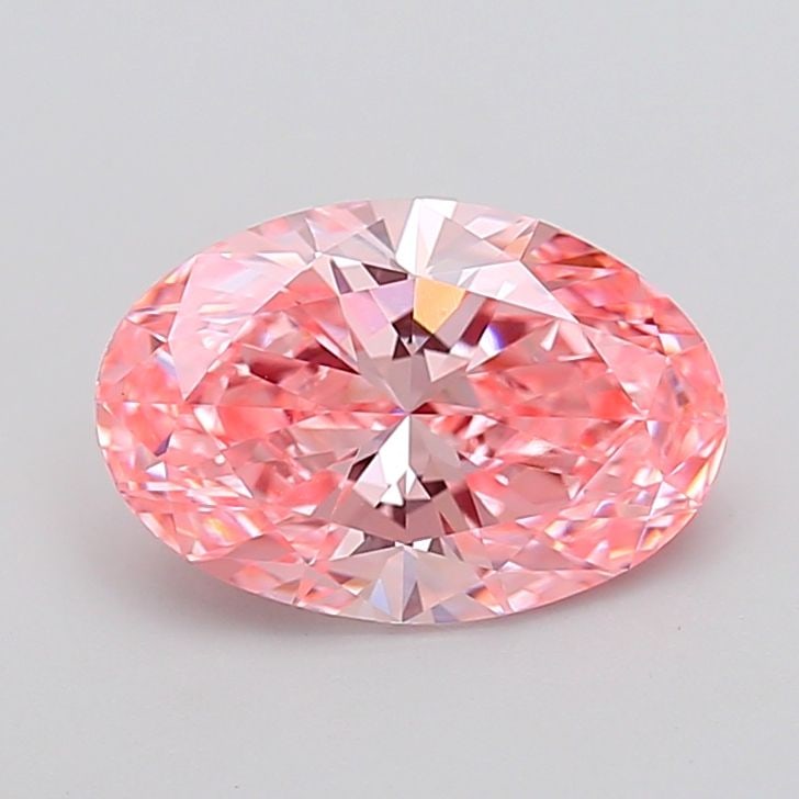 Loose Diamond - OVAL 2.99ct Fancy Vivid Pink VVS2: Loose Diamond - OVAL 2.99ct Fancy Vivid Pink VVS2 Source: This is a real non-mined Diamond that has been grown in a lab Shape: OVAL Carats: 2.99 Color: Fancy Vivid Pink Certification: IGI Video: