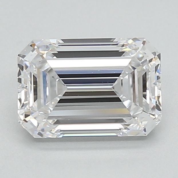 Loose Diamond - EMERALD 1.42ct D VVS2: Loose Diamond - EMERALD 1.42ct D VVS2 Source: This is a real non-mined Diamond that has been grown in a lab Shape: EMERALD Carats: 1.42 Color: D Clarity: VVS2 Certification: IGI Video: