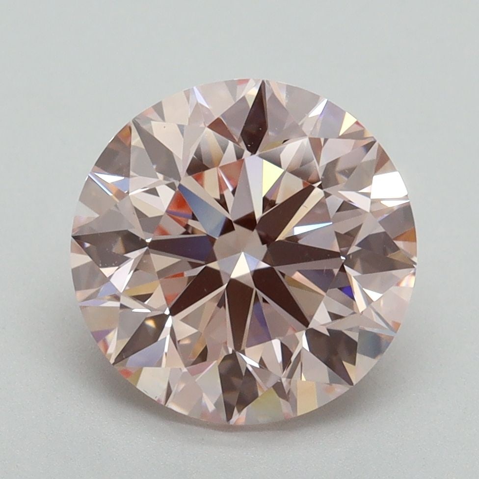 Loose Diamond - ROUND 3.29ct Fancy Pink VS1: Loose Diamond - ROUND 3.29ct Fancy Pink VS1 Source: This is a real non-mined Diamond that has been grown in a lab Shape: ROUND Carats: 3.29 Color: Fancy Pink Certification: IGI Video: