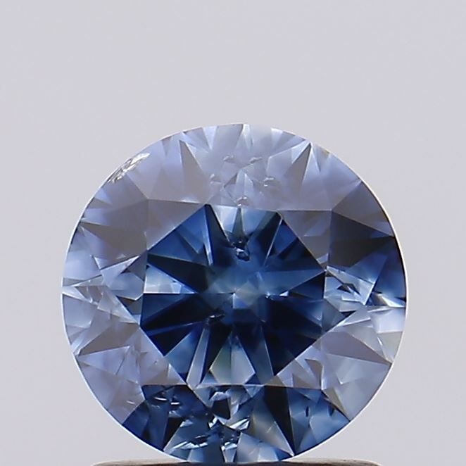 Loose Diamond - ROUND 1.22ct Fancy Vivid Blue I1: Loose Diamond - ROUND 1.22ct Fancy Vivid Blue I1 Source: This is a real non-mined Diamond that has been grown in a lab Shape: ROUND Carats: 1.22 Color: Fancy Vivid Blue Certification: NONE Video: