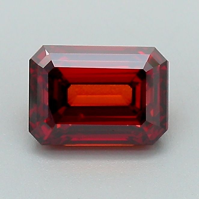 Loose Diamond - EMERALD 1.02ct Fancy Deep Orange VS2: Loose Diamond - EMERALD 1.02ct Fancy Deep Orange VS2 Source: This is a real non-mined Diamond that has been grown in a lab Shape: EMERALD Carats: 1.02 Color: Fancy Deep Orange Certification: IGI Video