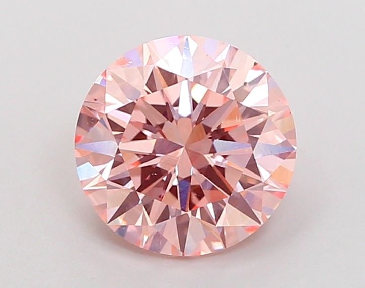Loose Diamond - ROUND 1.89ct Fancy Intense Pink SI1: Loose Diamond - ROUND 1.89ct Fancy Intense Pink SI1 Source: This is a real non-mined Diamond that has been grown in a lab Shape: ROUND Carats: 1.89 Color: Fancy Intense Pink Certification: IGI Video:
