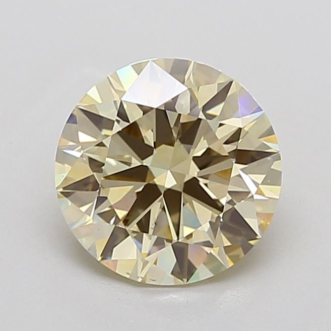 Ideal Loose Diamond - ROUND 3.54ct Fancy Light Yellow VS2: Ideal Loose Diamond - ROUND 3.54ct Fancy Light Yellow VS2 Source: This is a real non-mined Diamond that has been grown in a lab Shape: ROUND Carats: 3.54 Color: Fancy Light Yellow Certification: IGI