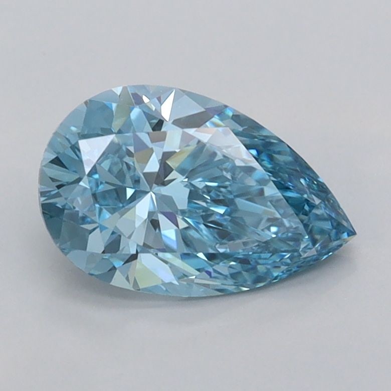 Loose Diamond - PEAR 1.09ct Fancy Vivid Blue VVS1: Loose Diamond - PEAR 1.09ct Fancy Vivid Blue VVS1 Source: This is a real non-mined Diamond that has been grown in a lab Shape: PEAR Carats: 1.09 Color: Fancy Vivid Blue Certification: IGI Video: