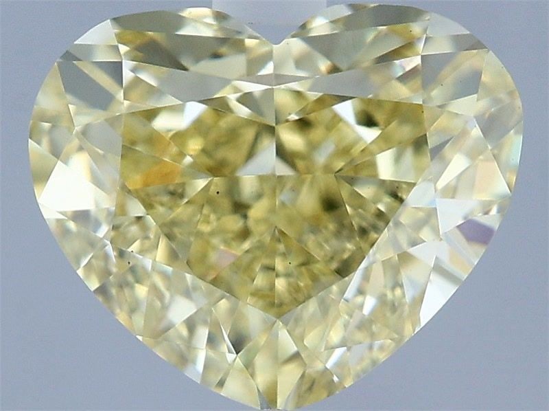 Loose Diamond - HEART 2.05ct Fancy Intense Yellow VS1: Loose Diamond - HEART 2.05ct Fancy Intense Yellow VS1 Source: This is a real non-mined Diamond that has been grown in a lab Shape: HEART Carats: 2.05 Color: Fancy Intense Yellow Certification: IGI Vid
