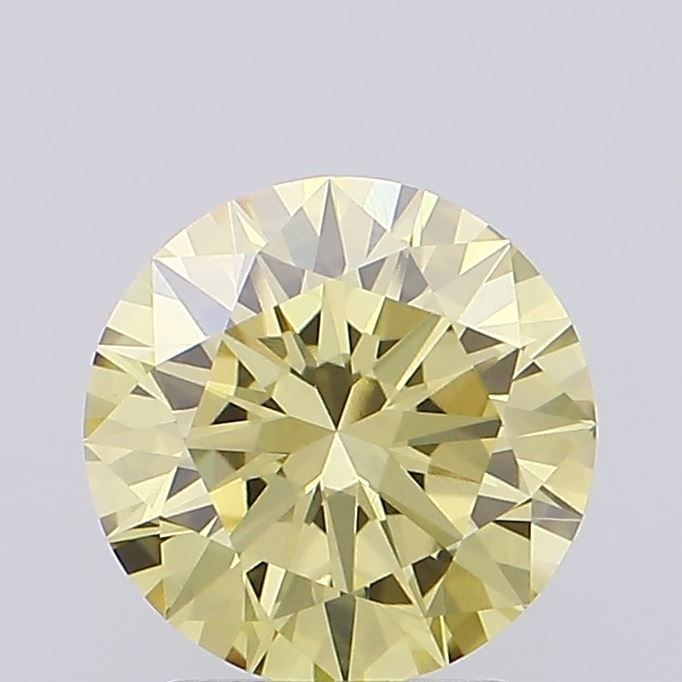 Loose Diamond - ROUND 2.04ct Fancy Intense Yellow VVS2: Loose Diamond - ROUND 2.04ct Fancy Intense Yellow VVS2 Source: This is a real non-mined Diamond that has been grown in a lab Shape: ROUND Carats: 2.04 Color: Fancy Intense Yellow Certification: IGI Vi