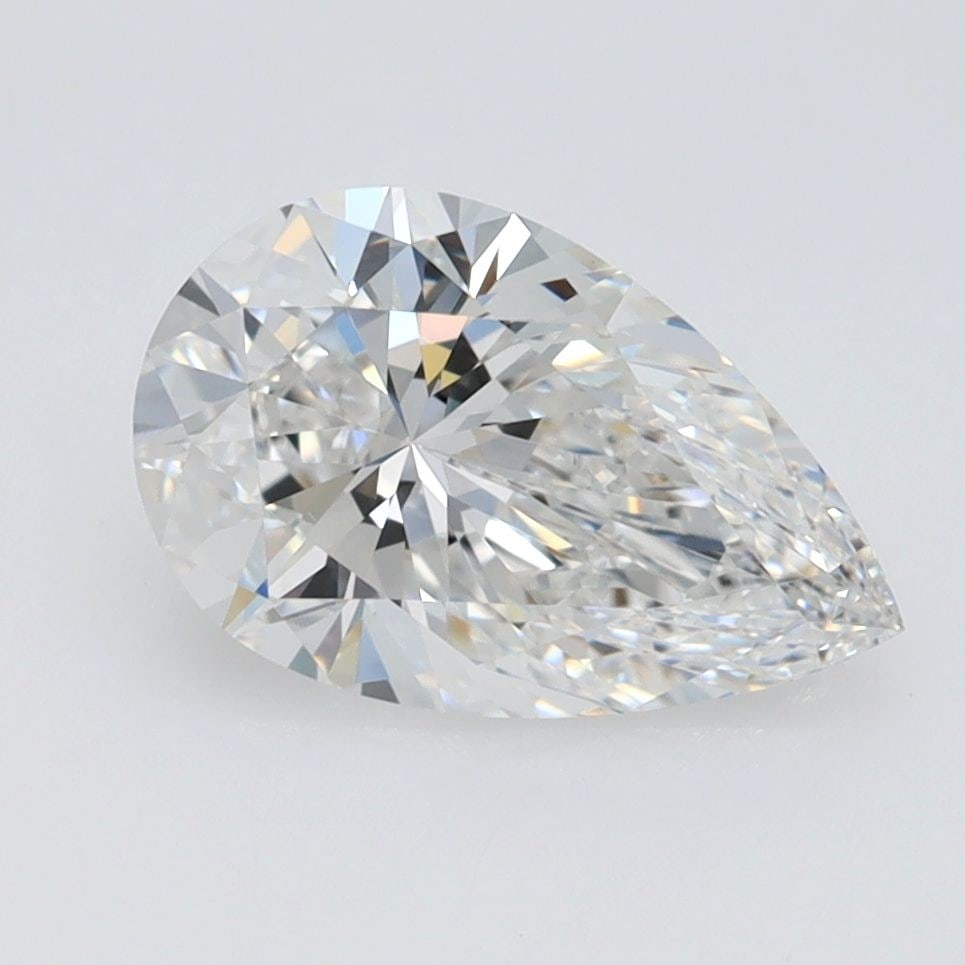 Loose Diamond - PEAR 1.55ct E VVS2: Loose Diamond - PEAR 1.55ct E VVS2 Source: This is a real non-mined Diamond that has been grown in a lab Shape: PEAR Carats: 1.55 Color: E Clarity: VVS2 Certification: IGI Video: