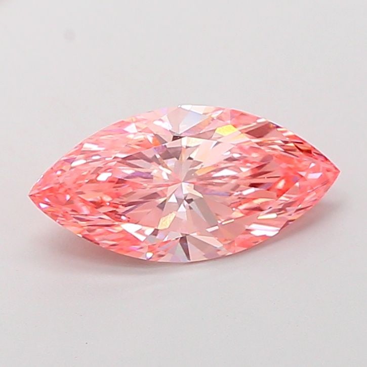 Loose Diamond - MARQUISE 3.0ct Fancy Vivid Pink VVS2: Loose Diamond - MARQUISE 3.0ct Fancy Vivid Pink VVS2 Source: This is a real non-mined Diamond that has been grown in a lab Shape: MARQUISE Carats: 3.0 Color: Fancy Vivid Pink Certification: IGI Video: