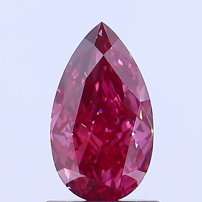 Loose Diamond - PEAR 1.02ct Fancy Vivid Purplish Pink VS1: Loose Diamond - PEAR 1.02ct Fancy Vivid Purplish Pink VS1 Source: This is a real non-mined Diamond that has been grown in a lab Shape: PEAR Carats: 1.02 Color: Fancy Vivid Purplish Pink Certification: