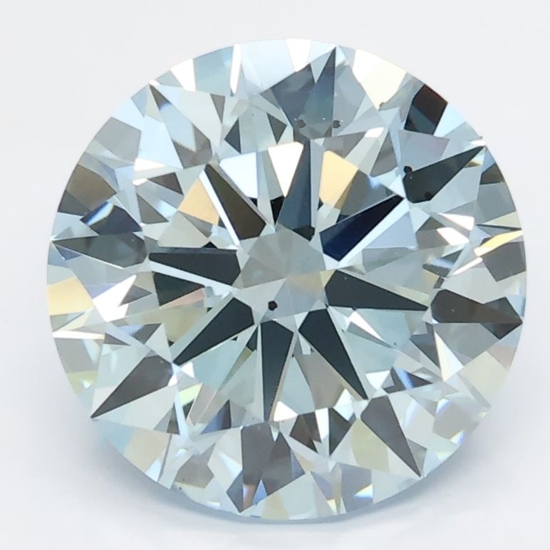 Loose Diamond - ROUND 3.05ct Blue SI2: Loose Diamond - ROUND 3.05ct Blue SI2 Source: This is a real non-mined Diamond that has been grown in a lab Shape: ROUND Carats: 3.05 Color: Blue Certification: NONE Video: