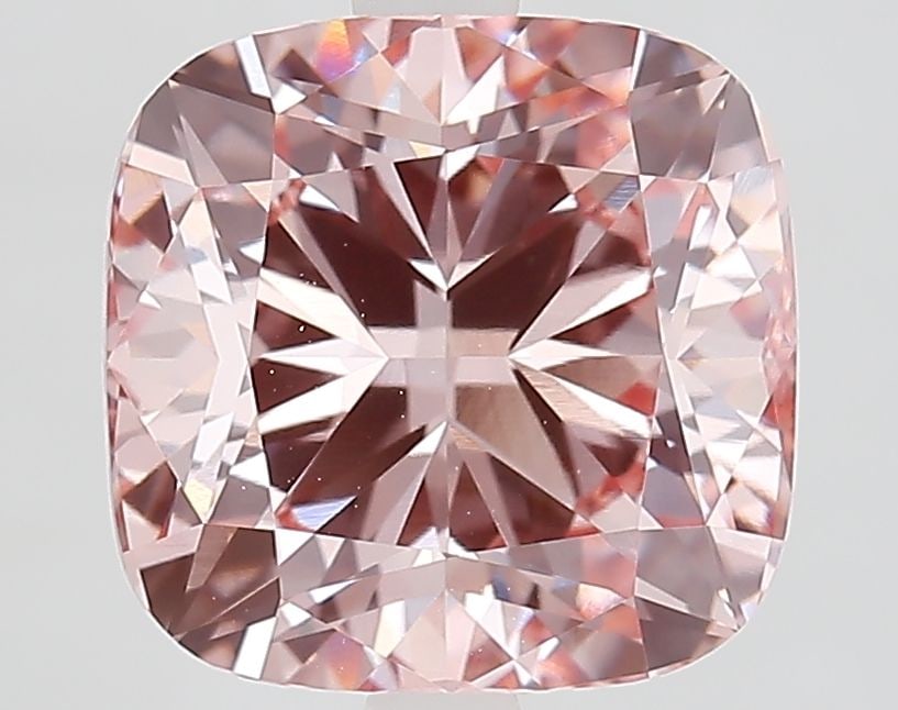 Loose Diamond - CUSHION MODIFIED 4.31ct Fancy Vivid Pink VVS2: Loose Diamond - CUSHION MODIFIED 4.31ct Fancy Vivid Pink VVS2 Source: This is a real non-mined Diamond that has been grown in a lab Shape: CUSHION MODIFIED Carats: 4.31 Color: Fancy Vivid Pink Certifi