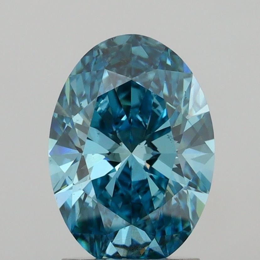 Loose Diamond - OVAL 2.01ct Fancy Vivid Blue VS2: Loose Diamond - OVAL 2.01ct Fancy Vivid Blue VS2 Source: This is a real non-mined Diamond that has been grown in a lab Shape: OVAL Carats: 2.01 Color: Fancy Vivid Blue Certification: IGI Video: