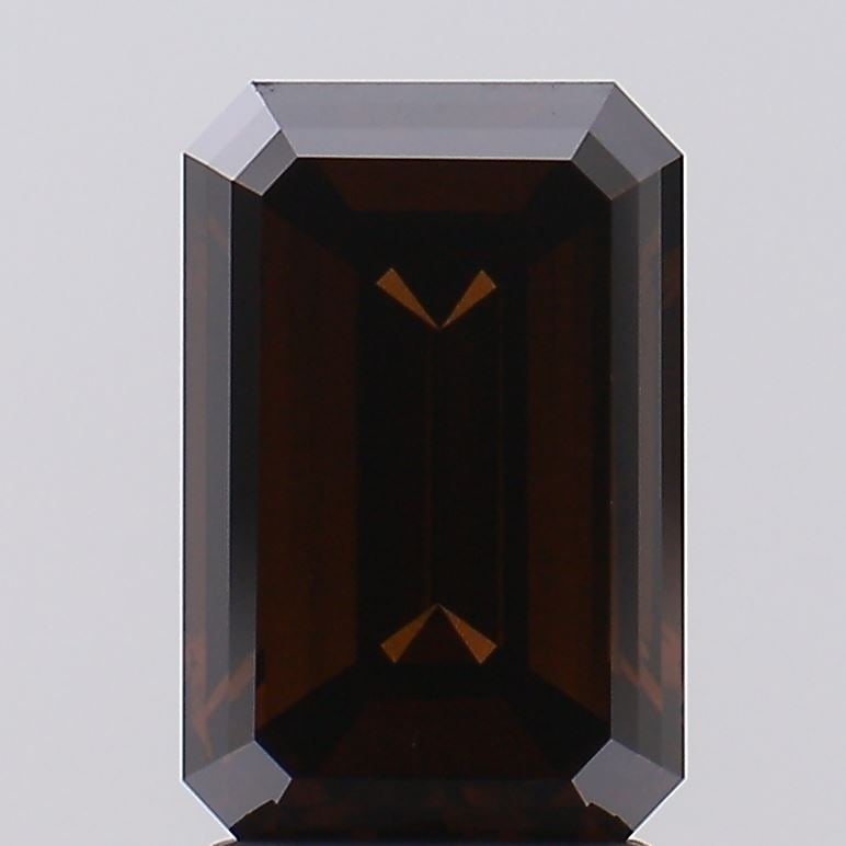 Loose Diamond - EMERALD 2.14ct Fancy Deep Brown VS1: Loose Diamond - EMERALD 2.14ct Fancy Deep Brown VS1 Source: This is a real non-mined Diamond that has been grown in a lab Shape: EMERALD Carats: 2.14 Color: Fancy Deep Brown Certification: NONE Video: