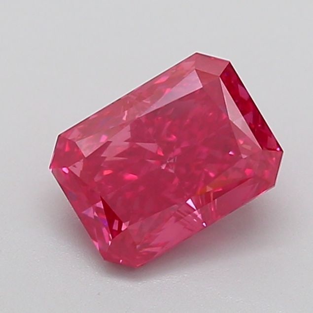 Loose Diamond - RADIANT 2.12ct Fancy Vivid Pink VS1: Loose Diamond - RADIANT 2.12ct Fancy Vivid Pink VS1 Source: This is a real non-mined Diamond that has been grown in a lab Shape: RADIANT Carats: 2.12 Color: Fancy Vivid Pink Certification: IGI Video: