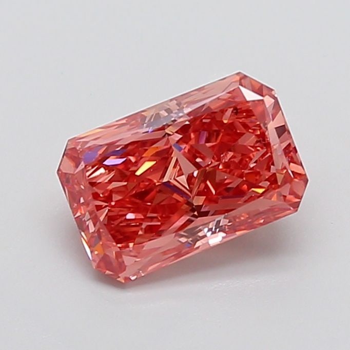 Loose Diamond - RADIANT 3.23ct Fancy Vivid Brownish Pink SI1: Loose Diamond - RADIANT 3.23ct Fancy Vivid Brownish Pink SI1 Source: This is a real non-mined Diamond that has been grown in a lab Shape: RADIANT Carats: 3.23 Color: Fancy Vivid Brownish Pink Certific