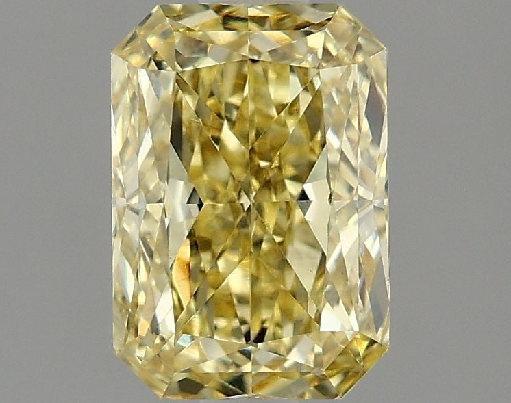 Loose Diamond - RADIANT 2.03ct Fancy Vivid Yellow VS1: Loose Diamond - RADIANT 2.03ct Fancy Vivid Yellow VS1 Source: This is a real non-mined Diamond that has been grown in a lab Shape: RADIANT Carats: 2.03 Color: Fancy Vivid Yellow Certification: IGI Vid