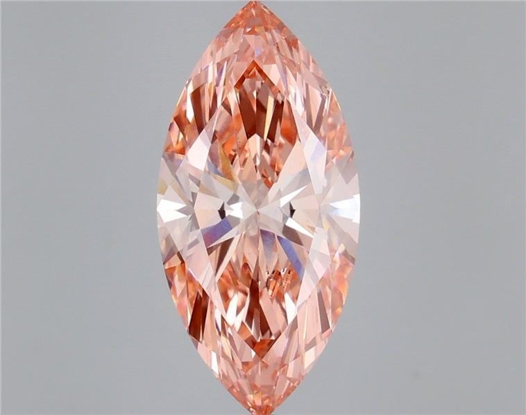 Loose Diamond - MARQUISE 7.15ct Fancy Vivid Pink VS1 (1 of 1)