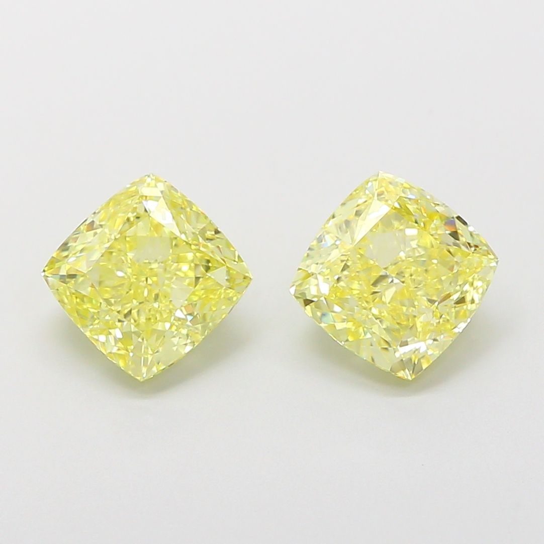 Loose Diamond - CUSHION MODIFIED 1.41ct Fancy Intense Yellow VS1: Loose Diamond - CUSHION MODIFIED 1.41ct Fancy Intense Yellow VS1 Source: This is a real non-mined Diamond that has been grown in a lab Shape: CUSHION MODIFIED Carats: 1.41 Color: Fancy Intense Yellow 