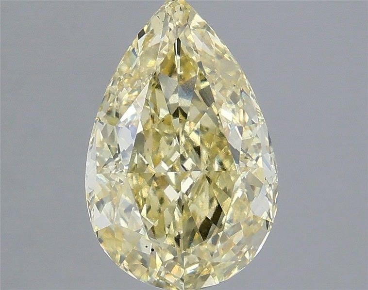 Loose Diamond - PEAR 2.52ct Fancy Intense Yellow VS1: Loose Diamond - PEAR 2.52ct Fancy Intense Yellow VS1 Source: This is a real non-mined Diamond that has been grown in a lab Shape: PEAR Carats: 2.52 Color: Fancy Intense Yellow Certification: IGI Video