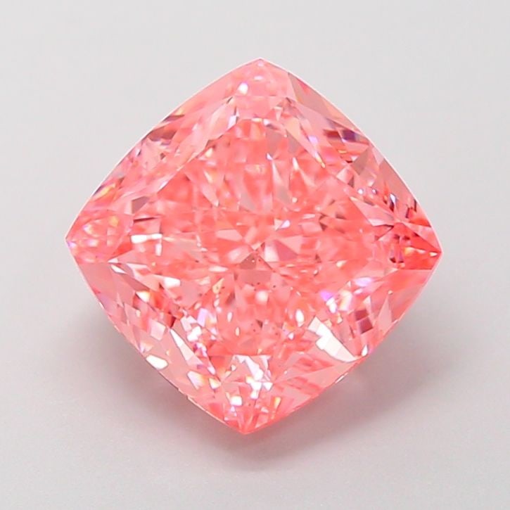 Loose Diamond - CUSHION MODIFIED 3.57ct Fancy Vivid Pink VVS2: Loose Diamond - CUSHION MODIFIED 3.57ct Fancy Vivid Pink VVS2 Source: This is a real non-mined Diamond that has been grown in a lab Shape: CUSHION MODIFIED Carats: 3.57 Color: Fancy Vivid Pink Certifi