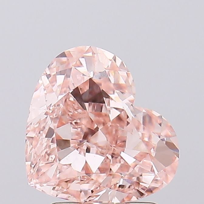 Loose Diamond - HEART 2.62ct Fancy Intense Pink VS1: Loose Diamond - HEART 2.62ct Fancy Intense Pink VS1 Source: This is a real non-mined Diamond that has been grown in a lab Shape: HEART Carats: 2.62 Color: Fancy Intense Pink Certification: IGI Video: