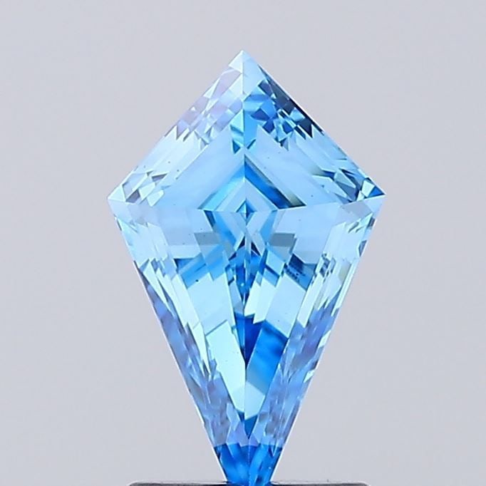 Loose Diamond - KITE 1.19ct Fancy Vivid Blue VS1: Loose Diamond - KITE 1.19ct Fancy Vivid Blue VS1 Source: This is a real non-mined Diamond that has been grown in a lab Shape: KITE Carats: 1.19 Color: Fancy Vivid Blue Certification: IGI Video: