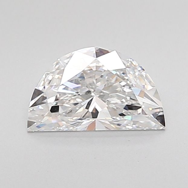 Loose Diamond - HALF MOON 0.18ct E VS1: Loose Diamond - HALF MOON 0.18ct E VS1 Source: This is a real non-mined Diamond that has been grown in a lab Shape: HALF MOON Carats: 0.18 Color: E Clarity: VS1 Certification: NONE Video: