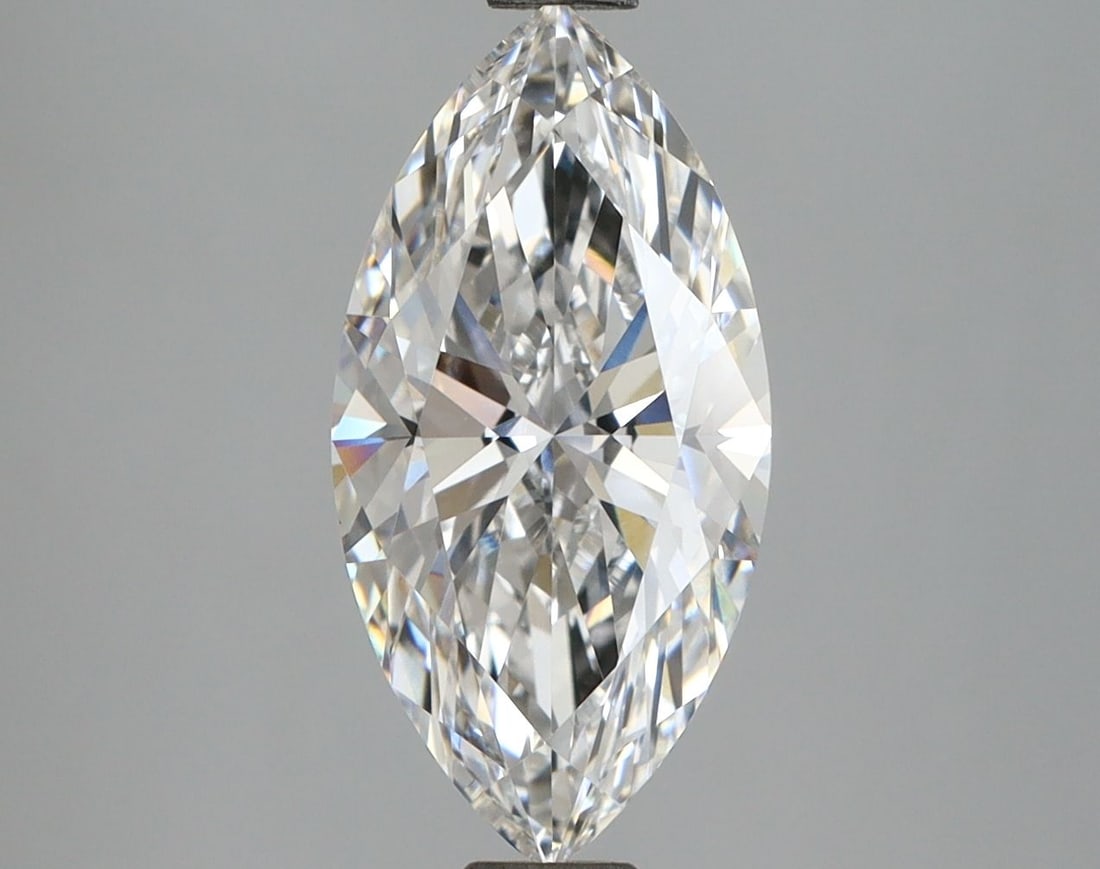 Loose Diamond - MARQUISE 2.53ct E VVS2: Loose Diamond - MARQUISE 2.53ct E VVS2 Source: This is a real non-mined Diamond that has been grown in a lab Shape: MARQUISE Carats: 2.53 Color: E Clarity: VVS2 Certification: IGI Video: Video Link