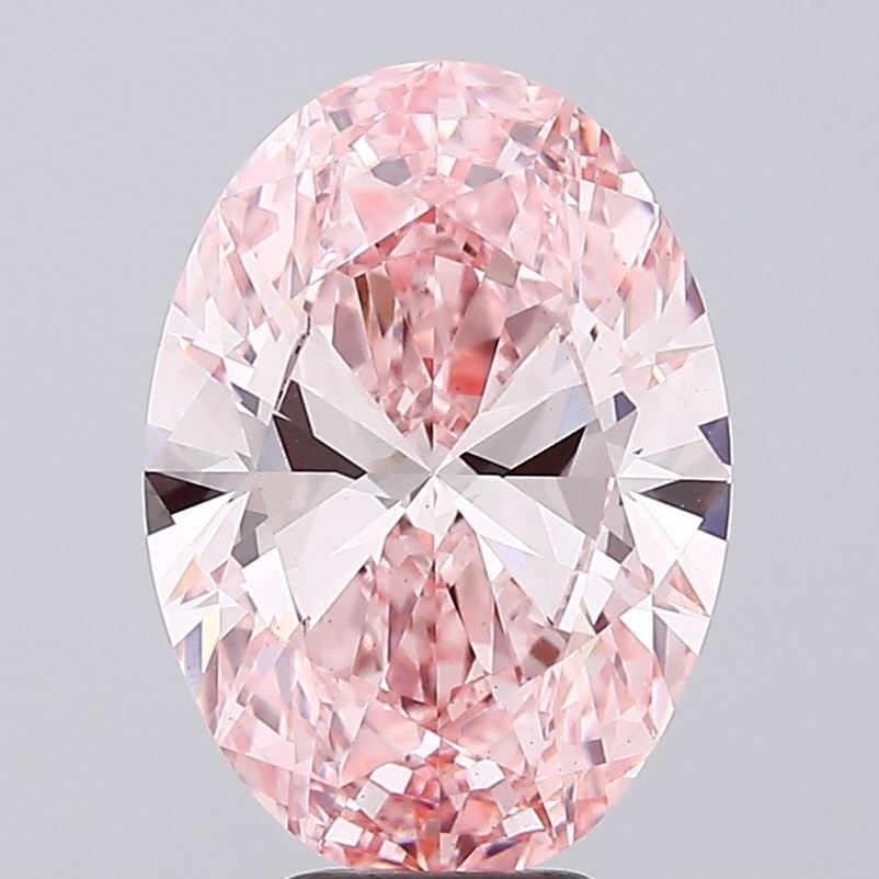 Loose Diamond - OVAL 6.02ct Fancy Vivid Pink VS2: Loose Diamond - OVAL 6.02ct Fancy Vivid Pink VS2 Source: This is a real non-mined Diamond that has been grown in a lab Shape: OVAL Carats: 6.02 Color: Fancy Vivid Pink Certification: IGI Video: