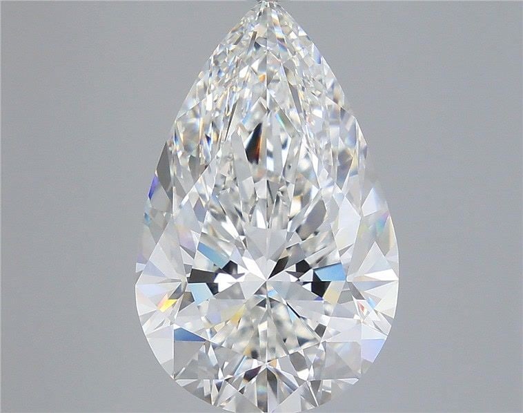 Loose Diamond - PEAR 8.54ct F VVS2: Loose Diamond - PEAR 8.54ct F VVS2 Source: This is a real non-mined Diamond that has been grown in a lab Shape: PEAR Carats: 8.54 Color: F Clarity: VVS2 Certification: IGI Video: