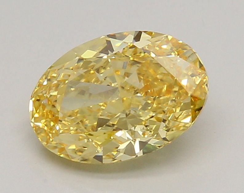 Loose Diamond - OVAL 2.09ct Fancy Intense Yellow VS1: Loose Diamond - OVAL 2.09ct Fancy Intense Yellow VS1 Source: This is a real non-mined Diamond that has been grown in a lab Shape: OVAL Carats: 2.09 Color: Fancy Intense Yellow Certification: IGI Video